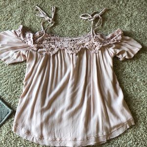 off the shoulder tank/tee